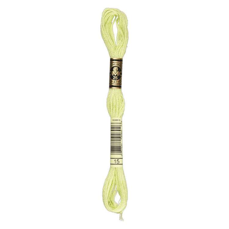 DMC Stranded Cotton Thread Colour #15 Apple Green DMC Stranded Cotton Thread Colour #15 Apple Green
