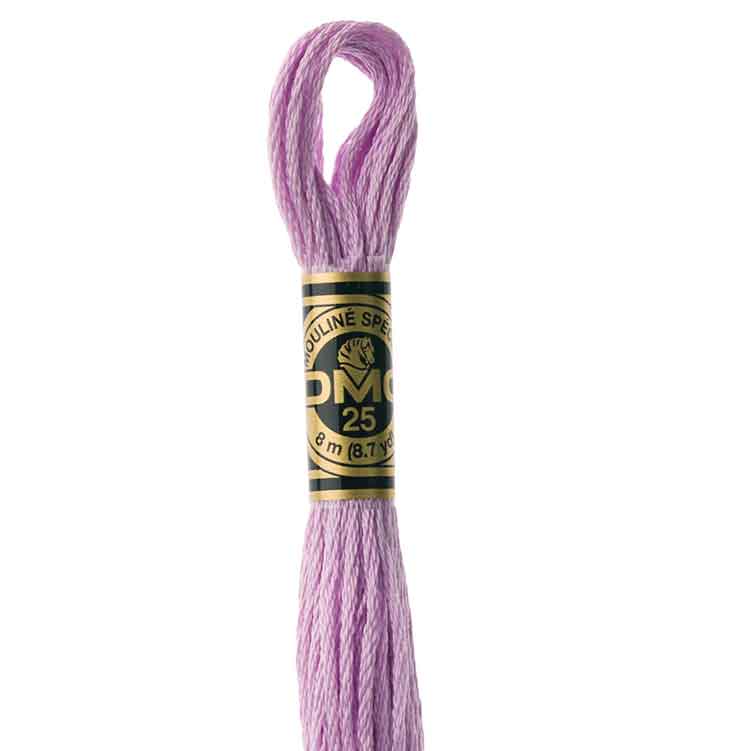 DMC Stranded Cotton Thread Colour #153 Violet Very Light DMC Stranded Cotton Thread Colour #153 Violet Very Light