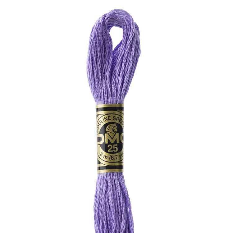 DMC Stranded Cotton Thread Colour #156 Blue Violet Medium Light DMC Stranded Cotton Thread Colour #156 Blue Violet Medium Light