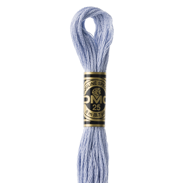 DMC Stranded Cotton Thread Colour #159 Blue Gray Light DMC Stranded Cotton Thread Colour #159 Blue Gray Light