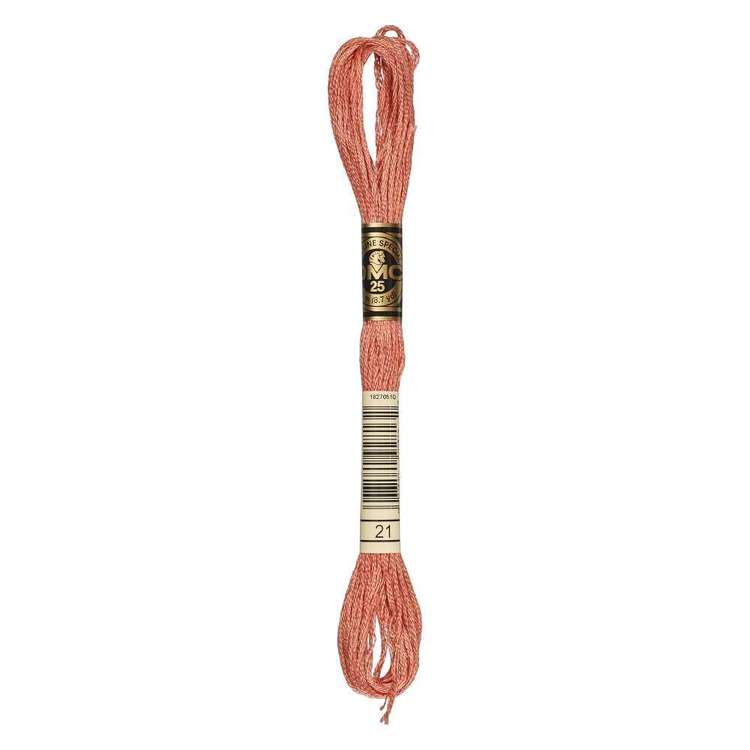 DMC Stranded Cotton Thread Colour #21 Alizarin Light