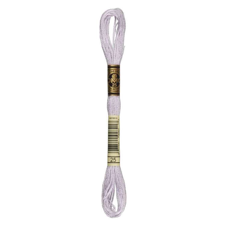 DMC Stranded Cotton Thread Colour #25 Lavender Ultra Light