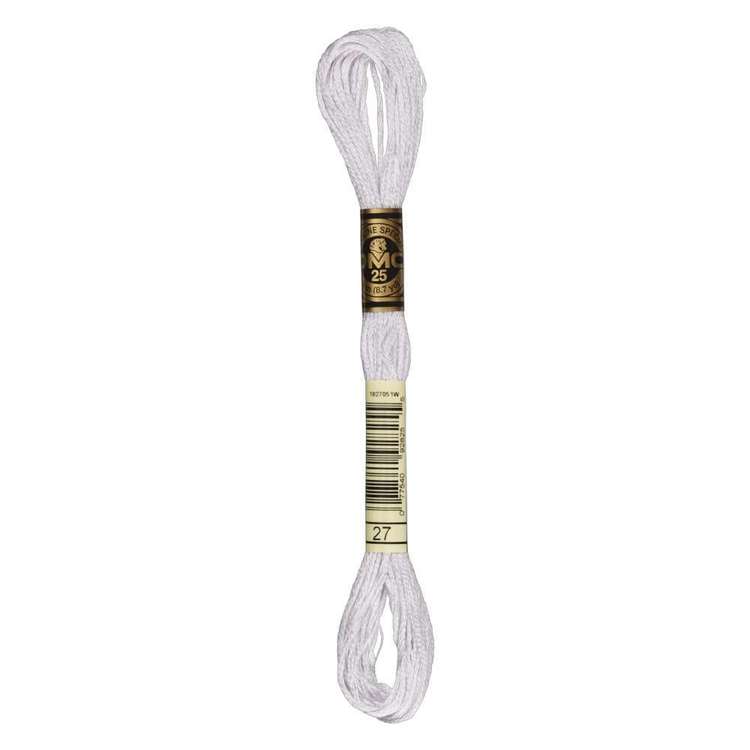 DMC Stranded Cotton Thread Colour #27 White Violet DMC Stranded Cotton Thread Colour #27 White Violet
