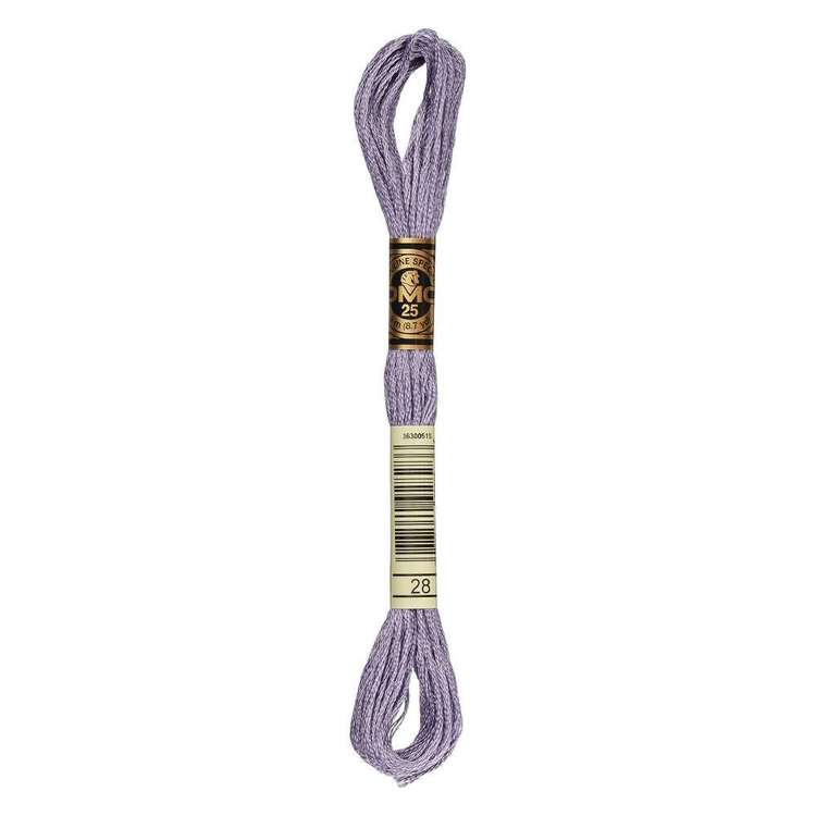 DMC Stranded Cotton Thread Colour #28 Eggplant Medium Light