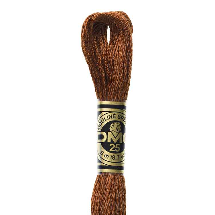 DMC Stranded Cotton Thread Colour #300 Mahogany Very Dark DMC Stranded Cotton Thread Colour #300 Mahogany Very Dark