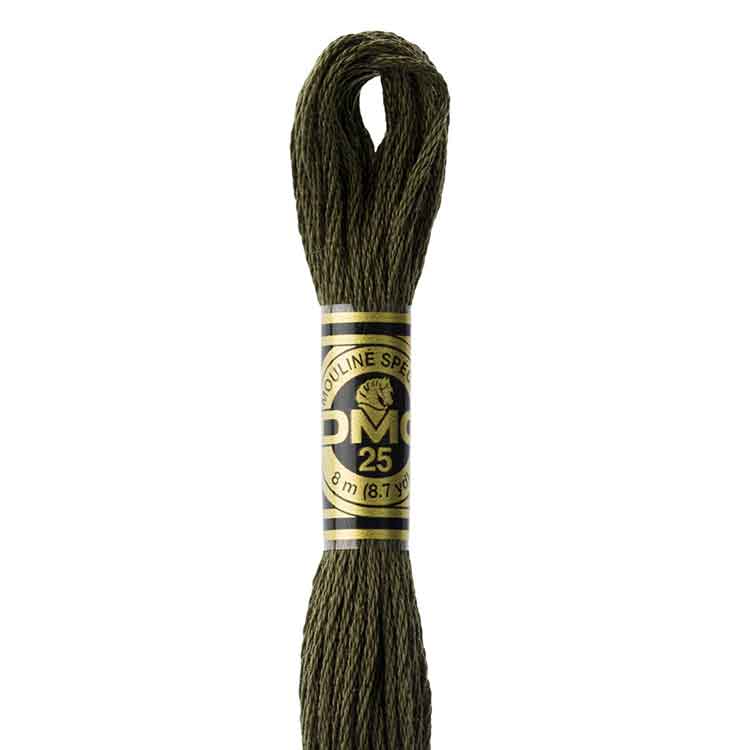DMC Stranded Cotton Thread Colour #3021 Brown Gray Very Dark DMC Stranded Cotton Thread Colour #3021 Brown Gray Very Dark