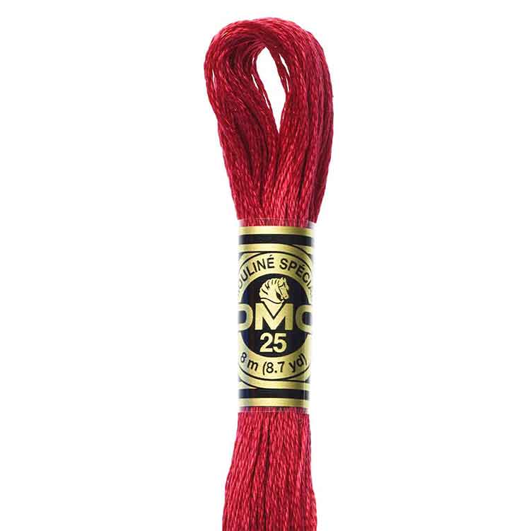 DMC Stranded Cotton Thread Colour #304 Red Medium DMC Stranded Cotton Thread Colour #304 Red Medium