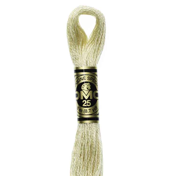 DMC Stranded Cotton Thread Colour #3047 Yellow Beige Light DMC Stranded Cotton Thread Colour #3047 Yellow Beige Light