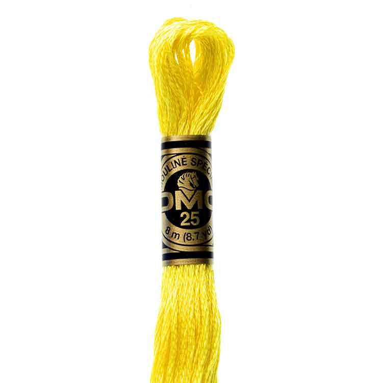 DMC Stranded Cotton Thread Colour #307 Lemon DMC Stranded Cotton Thread Colour #307 Lemon