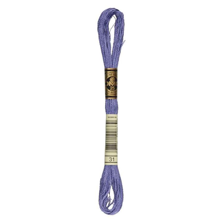 DMC Stranded Cotton Thread Colour #31 Blueberry DMC Stranded Cotton Thread Colour #31 Blueberry