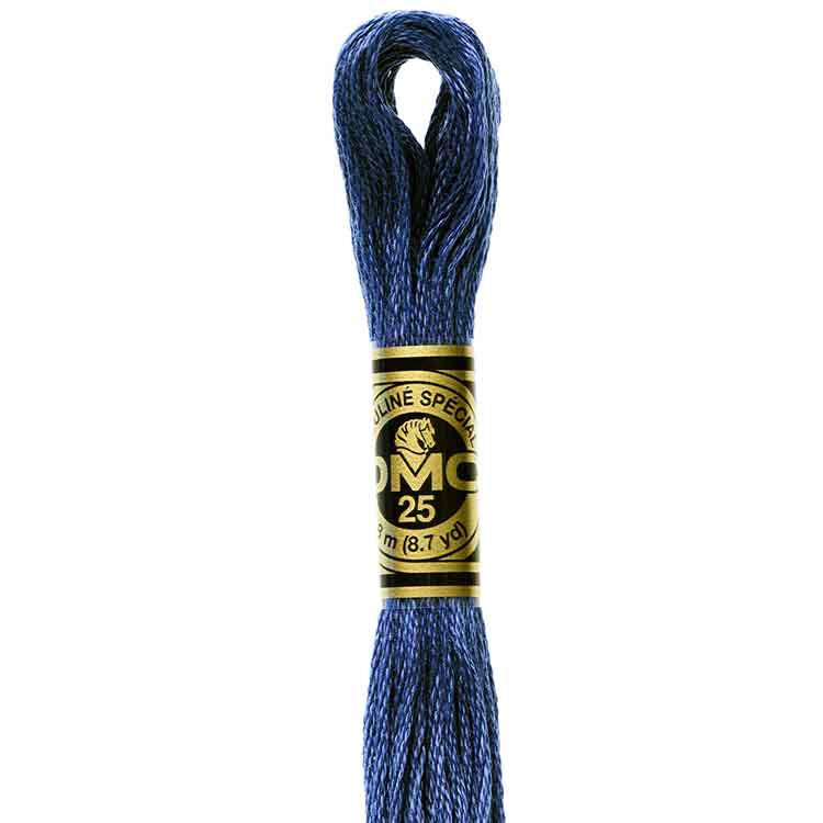 DMC Stranded Cotton Thread Colour #312 Baby Blue Very Dark DMC Stranded Cotton Thread Colour #312 Baby Blue Very Dark