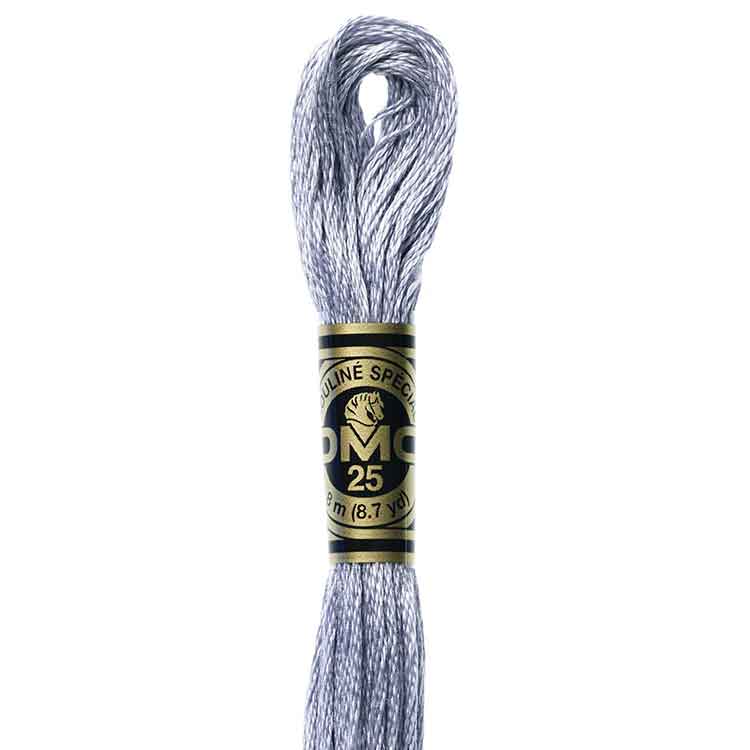 DMC Stranded Cotton Thread Colour #318 Steel Gray Light