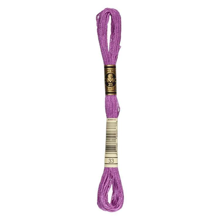 DMC Stranded Cotton Thread Colour #33 Fuschia DMC Stranded Cotton Thread Colour #33 Fuschia