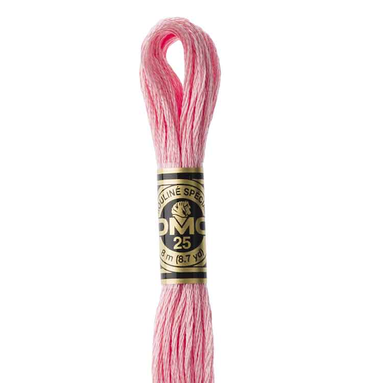 DMC Stranded Cotton Thread Colour #3326 Rose Light