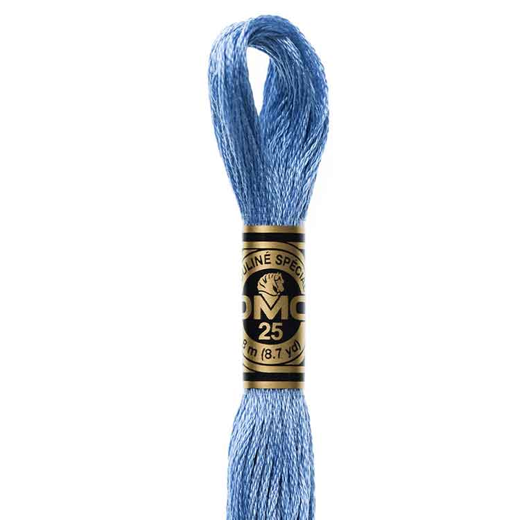 DMC Stranded Cotton Thread Colour #334 Baby Blue Medium