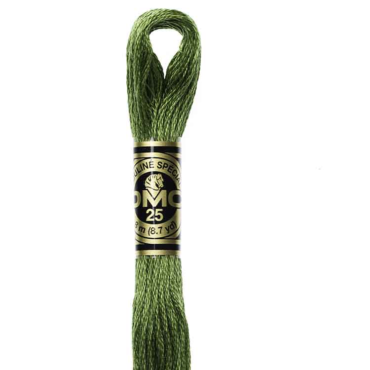 DMC Stranded Cotton Thread Colour #3346 Hunter Green