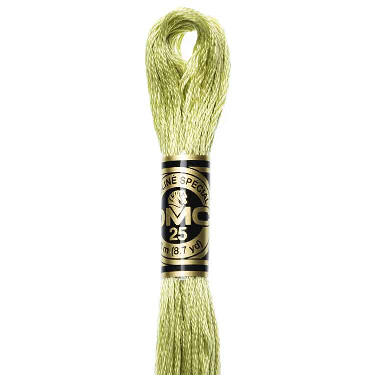 DMC Stranded Cotton Thread Colour #3348 Yellow Green Light DMC Stranded Cotton Thread Colour #3348 Yellow Green Light