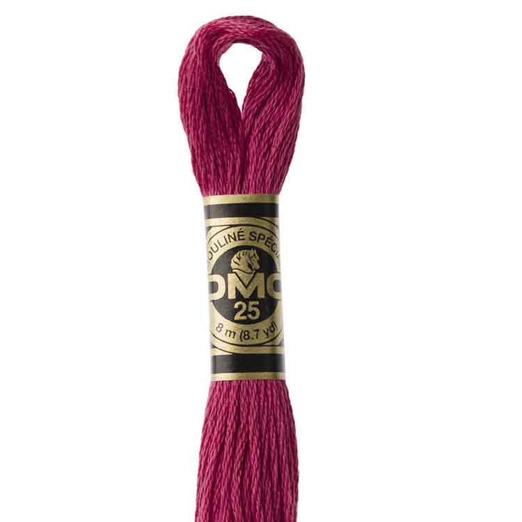 DMC Stranded Cotton Thread Colour #3350 Dusty Rose Ultra Dark