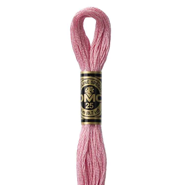 DMC Stranded Cotton Thread Colour #3354 Dusty Rose Light DMC Stranded Cotton Thread Colour #3354 Dusty Rose Light
