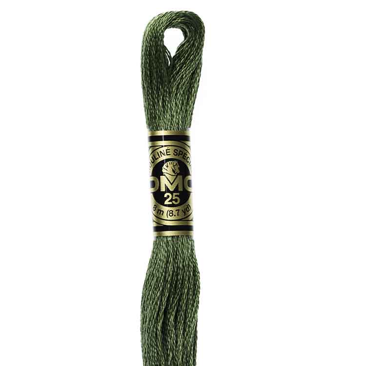 DMC Stranded Cotton Thread Colour #3362 Pine Green Dark DMC Stranded Cotton Thread Colour #3362 Pine Green Dark