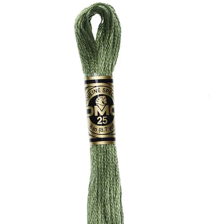 DMC Stranded Cotton Thread Colour #3363 Pine Green Medium DMC Stranded Cotton Thread Colour #3363 Pine Green Medium