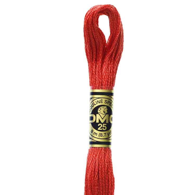 DMC Stranded Cotton Thread Colour #347 Salmon Very Dark DMC Stranded Cotton Thread Colour #347 Salmon Very Dark