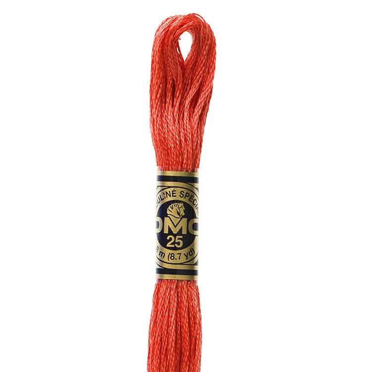 DMC Stranded Cotton Thread Colour #350 Coral Medium DMC Stranded Cotton Thread Colour #350 Coral Medium