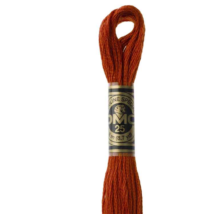 DMC Stranded Cotton Thread Colour #355 Terra Cotta Dark DMC Stranded Cotton Thread Colour #355 Terra Cotta Dark
