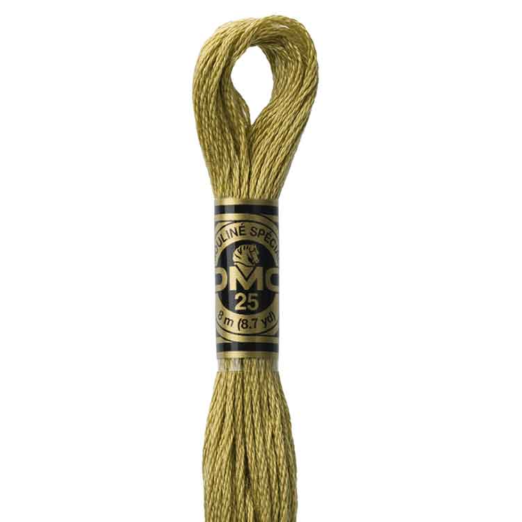 DMC Stranded Cotton Thread Colour #370 Mustard Medium