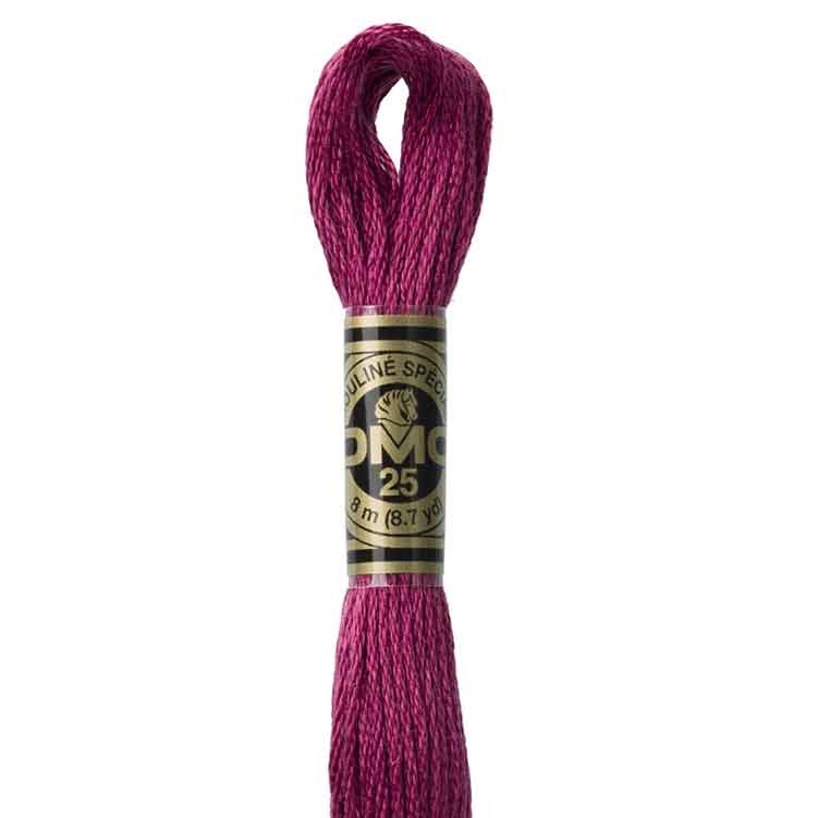 DMC Stranded Cotton Thread Colour #3803 Mauve Dark DMC Stranded Cotton Thread Colour #3803 Mauve Dark