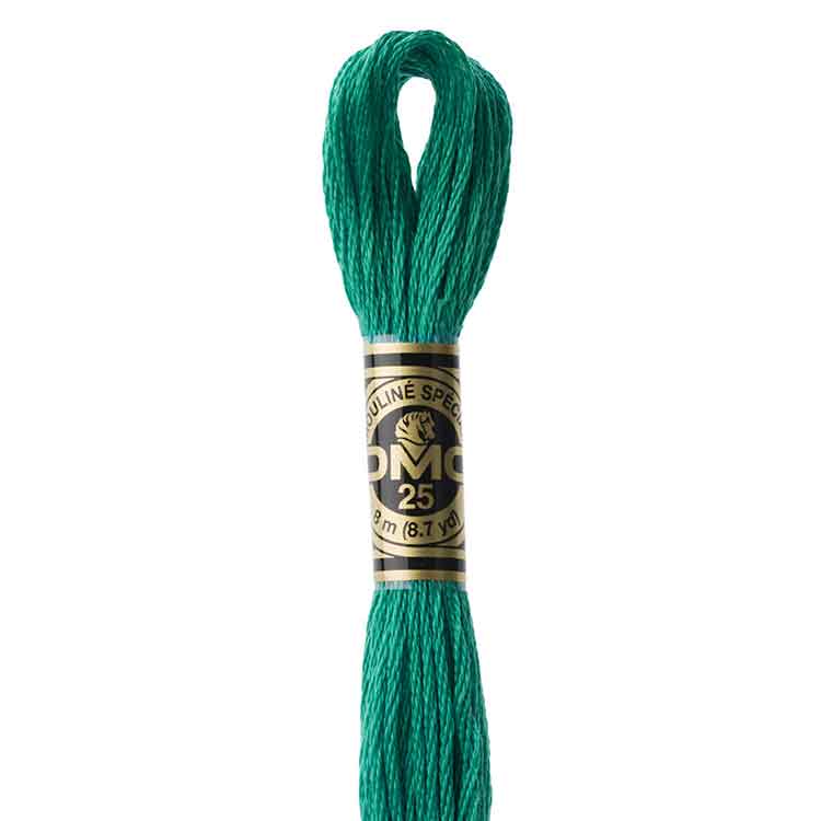 DMC Stranded Cotton Thread Colour #3812 Sea Green Very Dark DMC Stranded Cotton Thread Colour #3812 Sea Green Very Dark