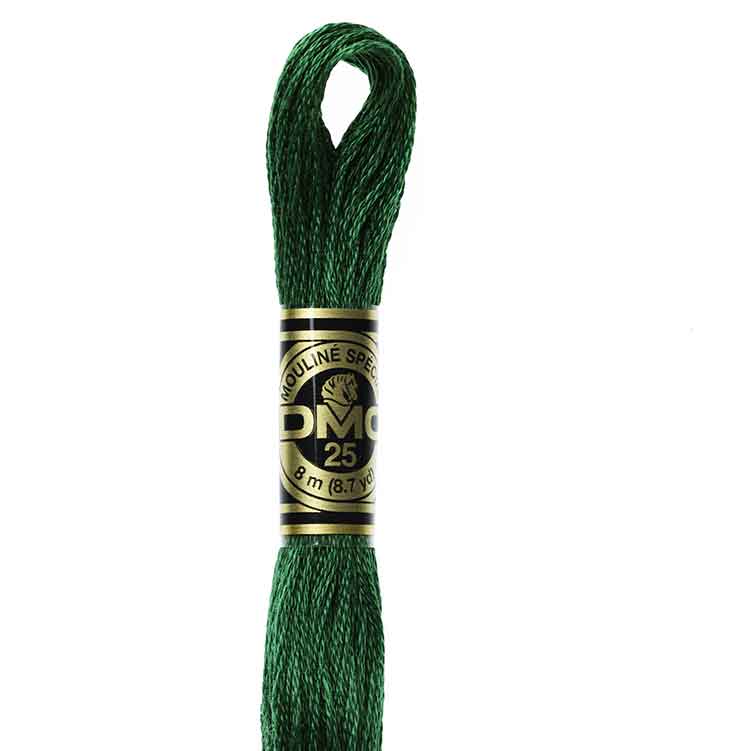 DMC Stranded Cotton Thread Colour #3818 Emerald Green Ultra Very Dark