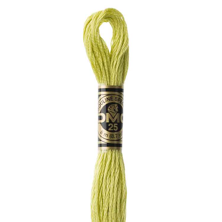 DMC Stranded Cotton Thread Colour #3819 Moss Green Light DMC Stranded Cotton Thread Colour #3819 Moss Green Light