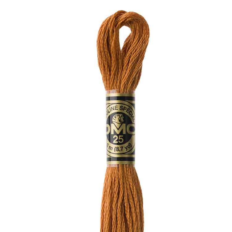 DMC Stranded Cotton Thread Colour #3826 Golden Brown DMC Stranded Cotton Thread Colour #3826 Golden Brown