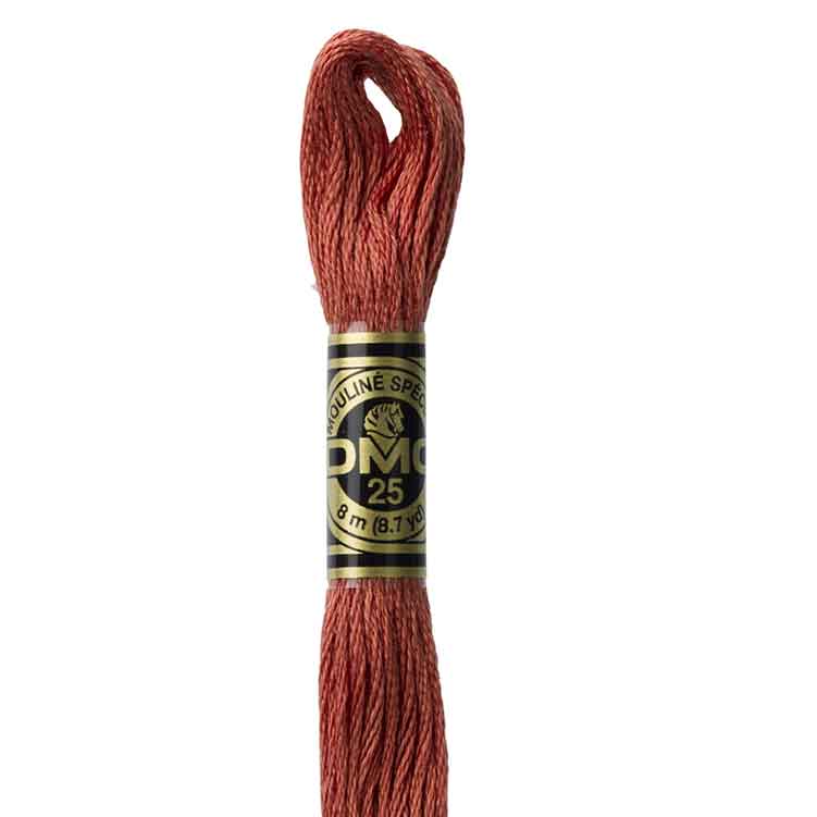 DMC Stranded Cotton Thread Colour #3830 Terra Cotta DMC Stranded Cotton Thread Colour #3830 Terra Cotta