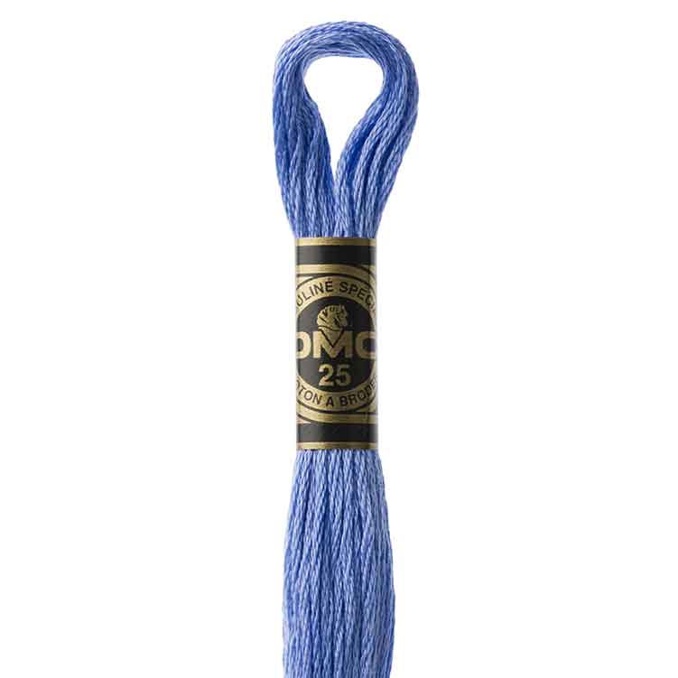 DMC Stranded Cotton Thread Colour #3839 Lavender Blue Medium DMC Stranded Cotton Thread Colour #3839 Lavender Blue Medium