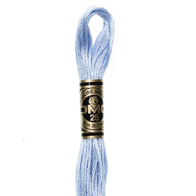 DMC Stranded Cotton Thread Colour #3840 Lavender Blue Light DMC Stranded Cotton Thread Colour #3840 Lavender Blue Light