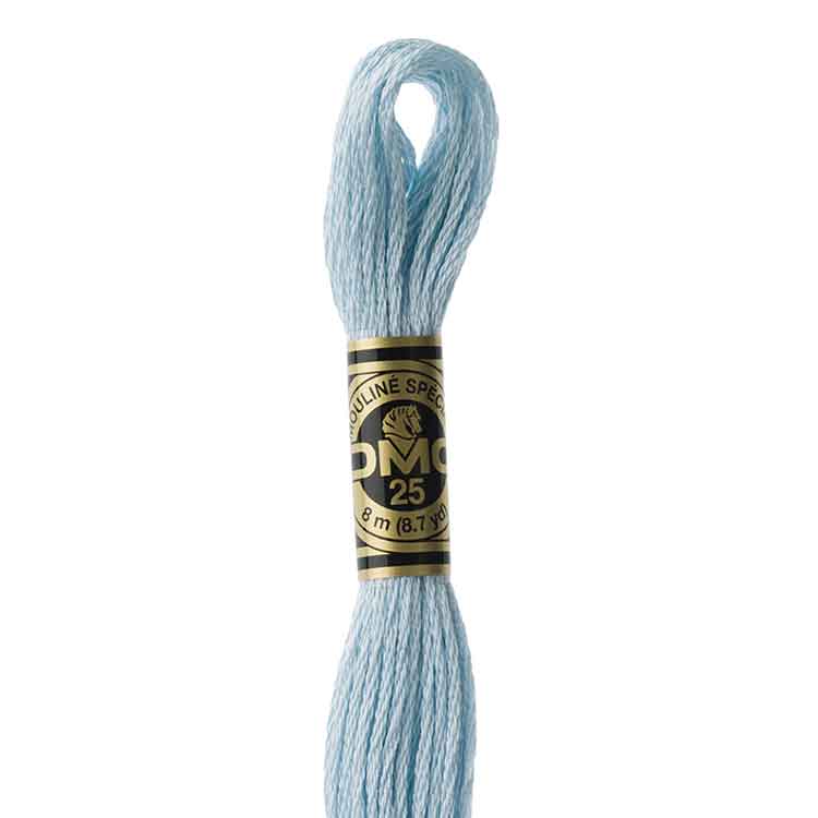 DMC Stranded Cotton Thread Colour #3841 Baby Blue Pale DMC Stranded Cotton Thread Colour #3841 Baby Blue Pale