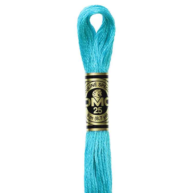 DMC Stranded Cotton Thread Colour #3845 Turquoise Bright Medium DMC Stranded Cotton Thread Colour #3845 Turquoise Bright Medium