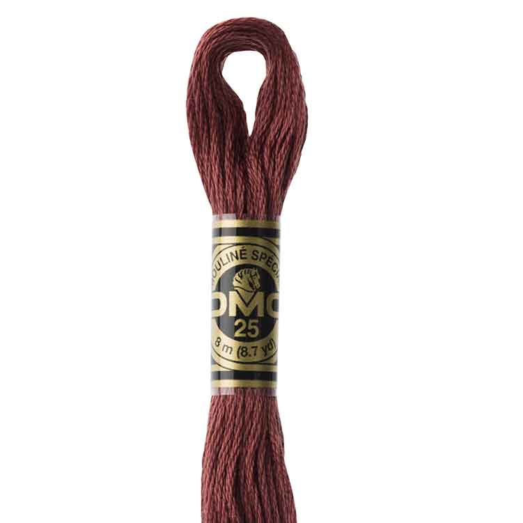 DMC Stranded Cotton Thread Colour #3858 Rosewood Medium DMC Stranded Cotton Thread Colour #3858 Rosewood Medium