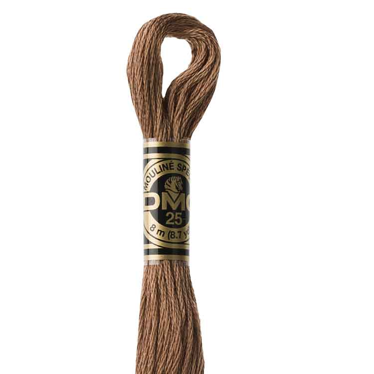 DMC Stranded Cotton Thread Colour #3862 Mocha Beige Dark DMC Stranded Cotton Thread Colour #3862 Mocha Beige Dark