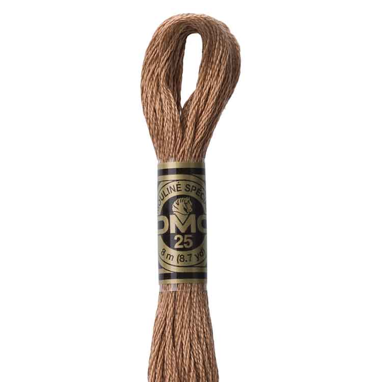 DMC Stranded Cotton Thread Colour #3863 Mocha Beige Medium
