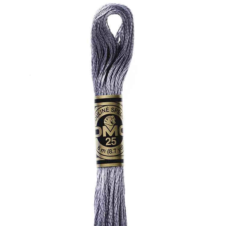 DMC Stranded Cotton Thread Colour #414 Steel Gray Dark