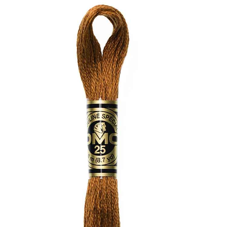DMC Stranded Cotton Thread Colour #434 Brown Light