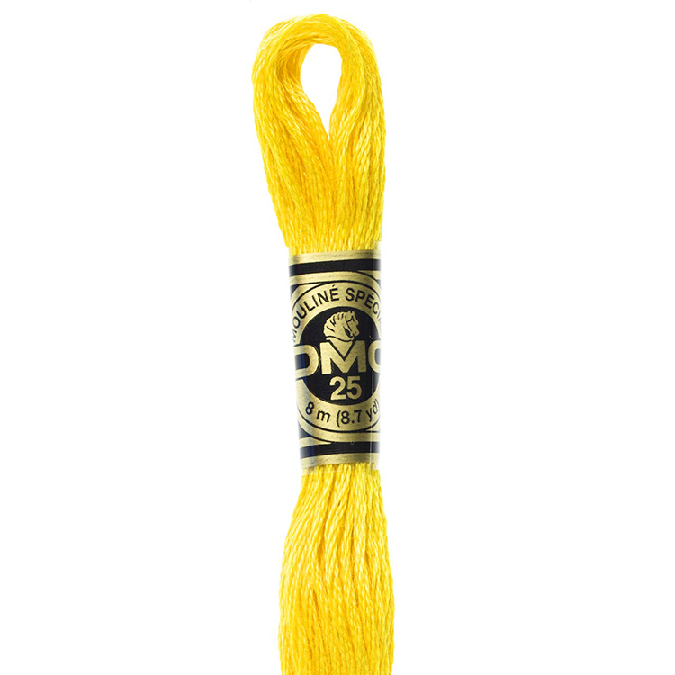 DMC Stranded Cotton Thread Colour #444 Lemon Dark DMC Stranded Cotton Thread Colour #444 Lemon Dark