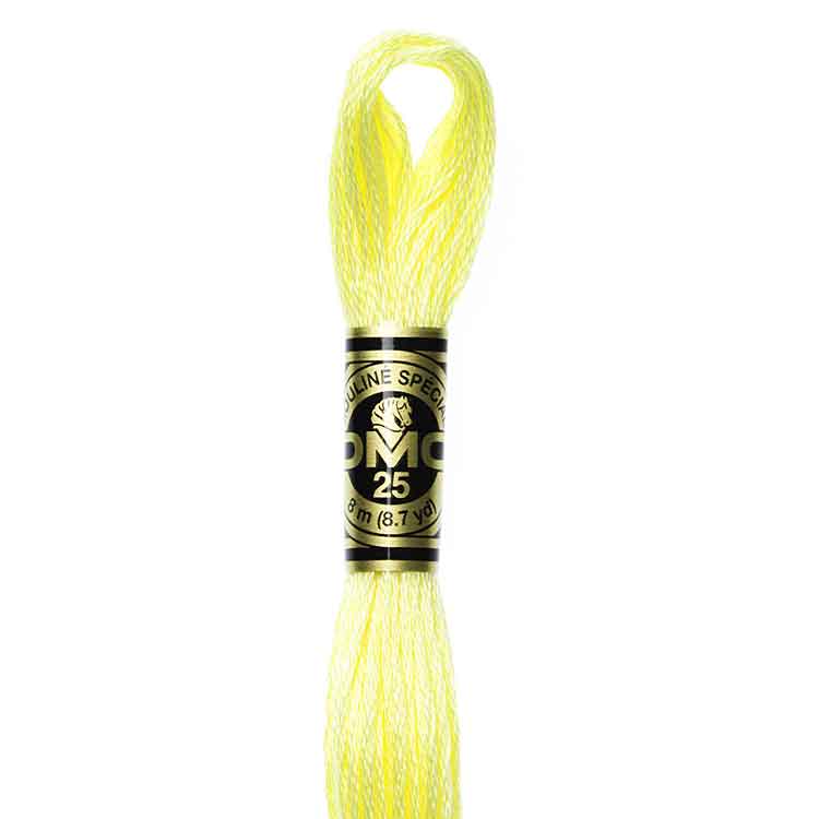 DMC Stranded Cotton Thread Colour #445 Lemon Light DMC Stranded Cotton Thread Colour #445 Lemon Light