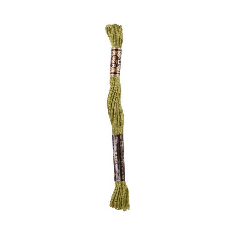 DMC Stranded Cotton Thread Colour #581 Moss Green DMC Stranded Cotton Thread Colour #581 Moss Green