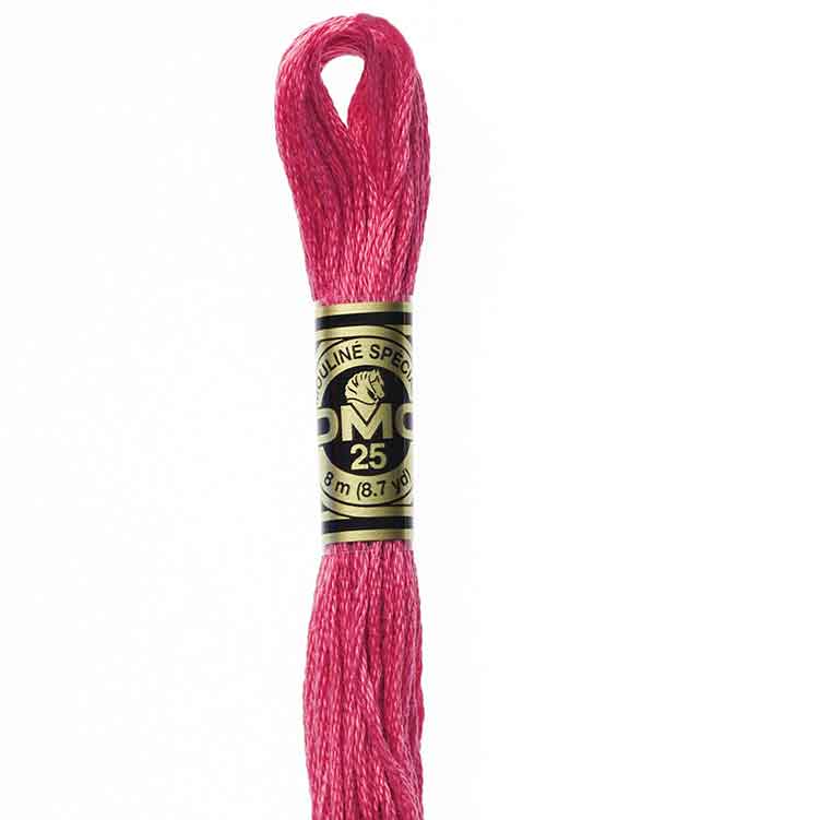 DMC Stranded Cotton Thread Colour #601 Cranberry Dark DMC Stranded Cotton Thread Colour #601 Cranberry Dark
