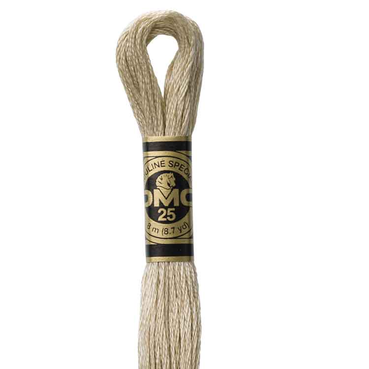 DMC Stranded Cotton Thread Colour #613 Drab Brown Very Light DMC Stranded Cotton Thread Colour #613 Drab Brown Very Light