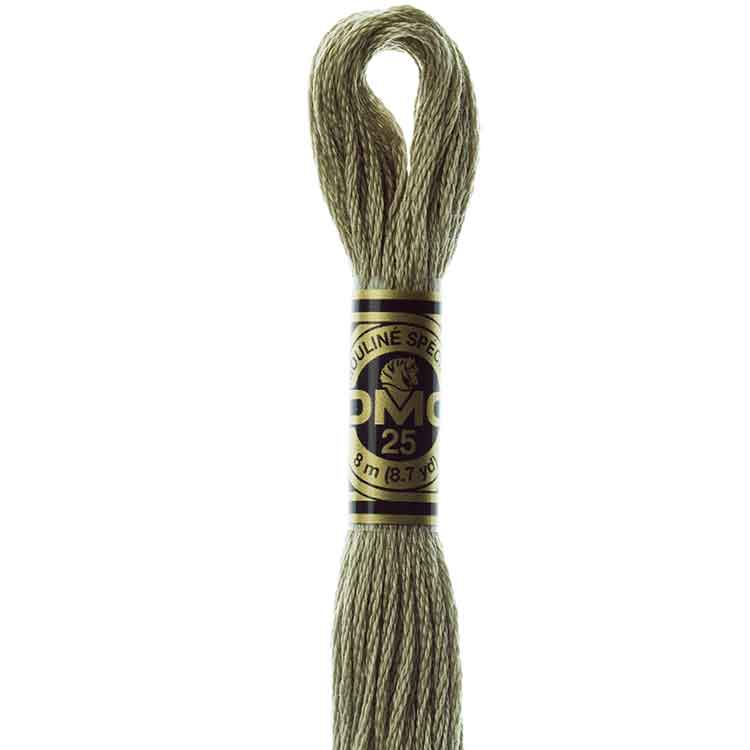 DMC Stranded Cotton Thread Colour #642 Beige Gray Dark DMC Stranded Cotton Thread Colour #642 Beige Gray Dark